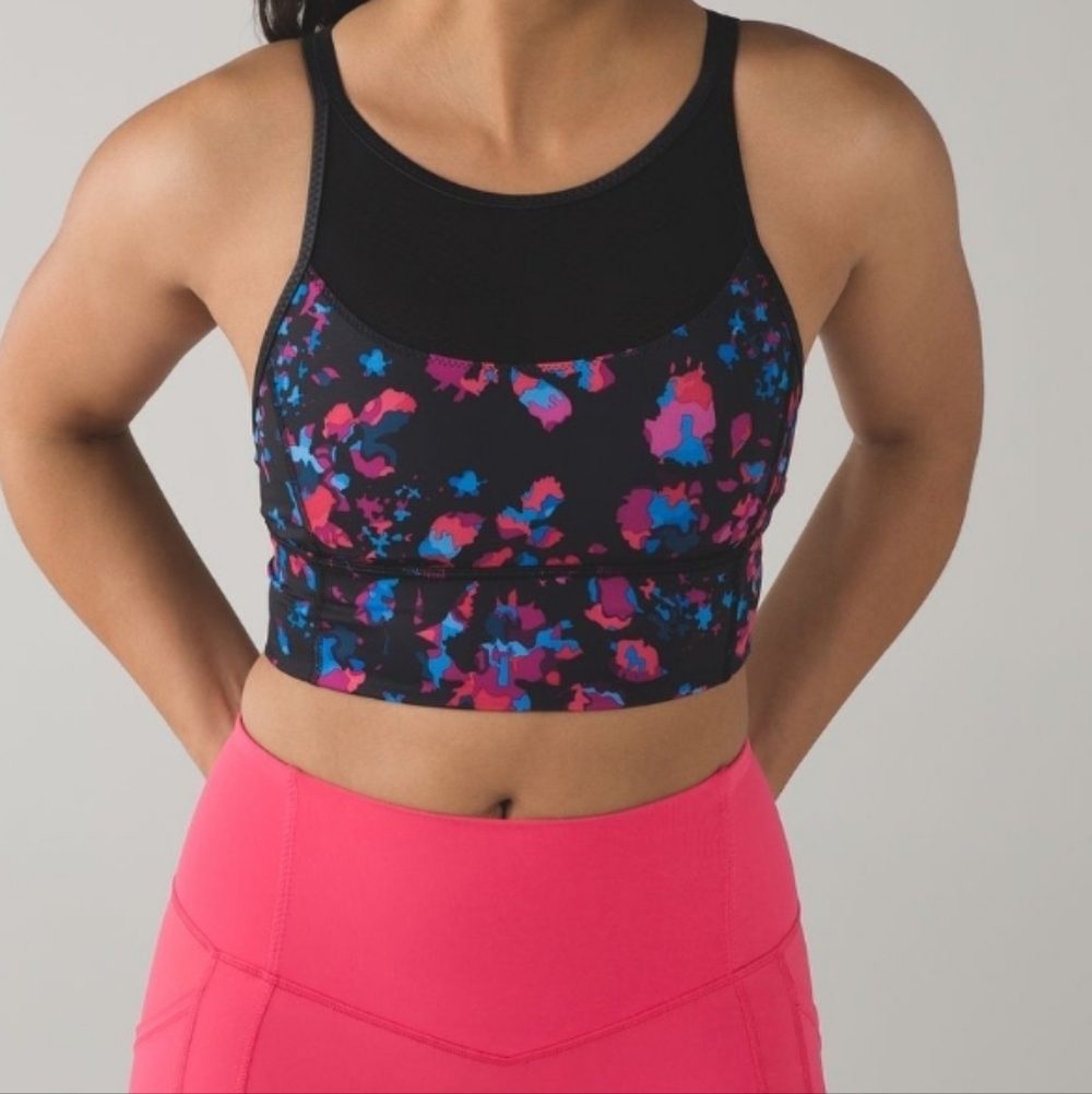 Lululemon Clip In Long Line Sports Bra / Top Size 6